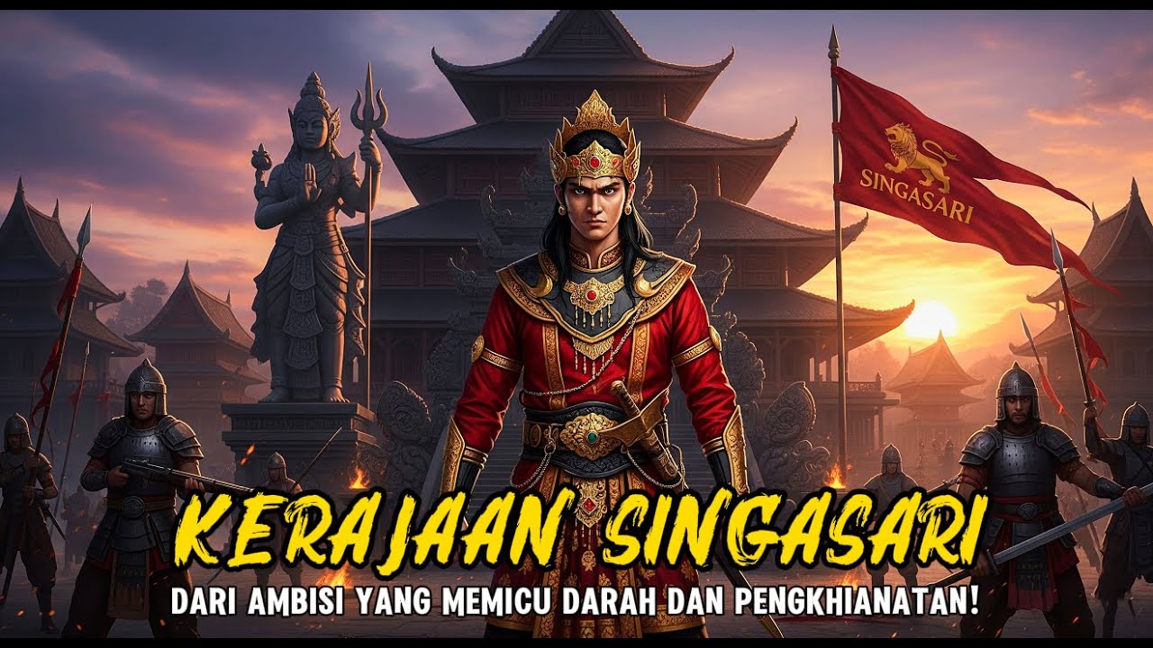 KERAJAAN SINGASARI | DARI AMBISI KEN AROK HINGGA KEJAYAAN KERTANEGARA YANG TRAGIS