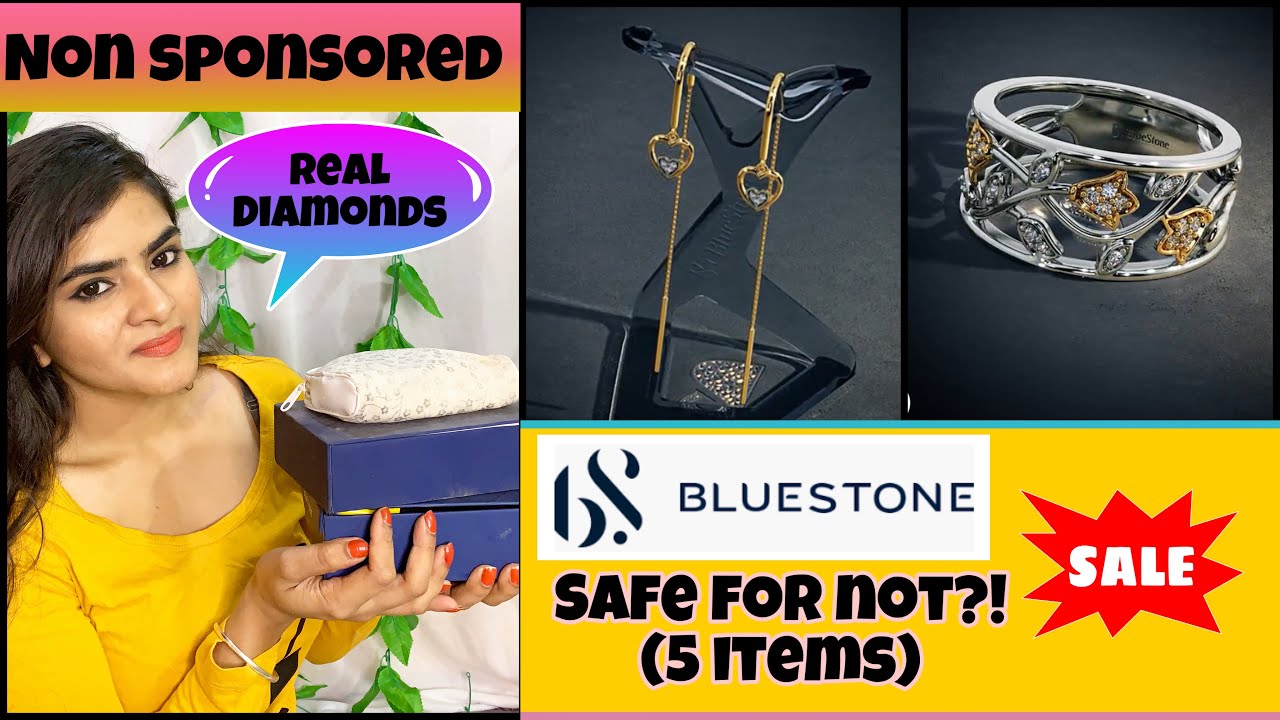 Latest Designer Gold Earrings, Rings, Chain, Pendants WITH PRICE | Bluestone Jewellery Review |