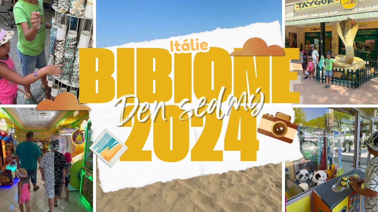 Bibione 2024 🏖️ Den 7 | poslední chvilky u moře a odjezd 🐚
