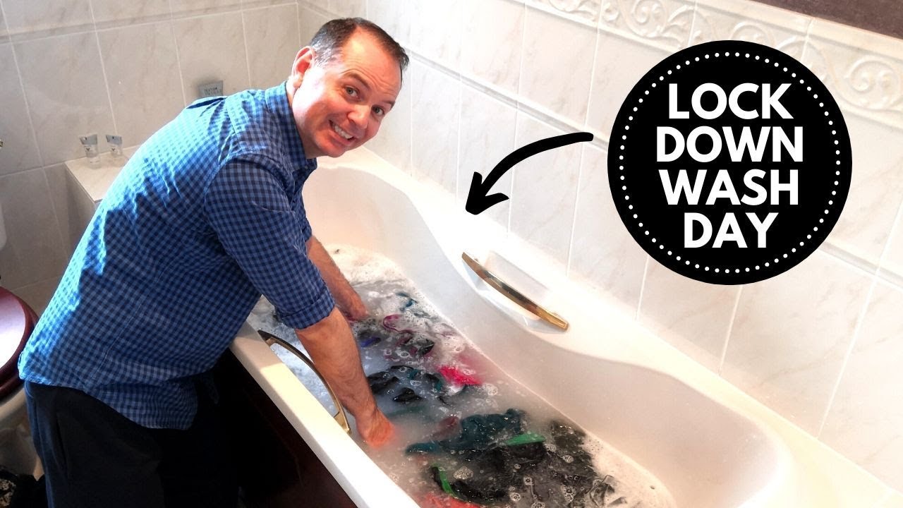 WASH DAY | THE LODGE GUYS LOCK DOWN | DAILY VLOG