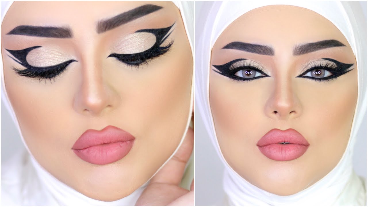 Double Winged Liner - White Swan Makeup Look |MARWA YEHIA| دبل وينج ايلاينر ـ مكياج جرئ ـ مروة يحيي