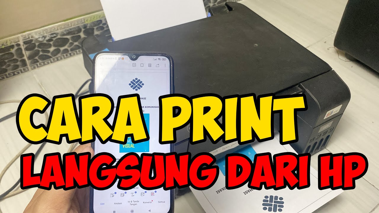 cara print langsung dari hp android ke printer
