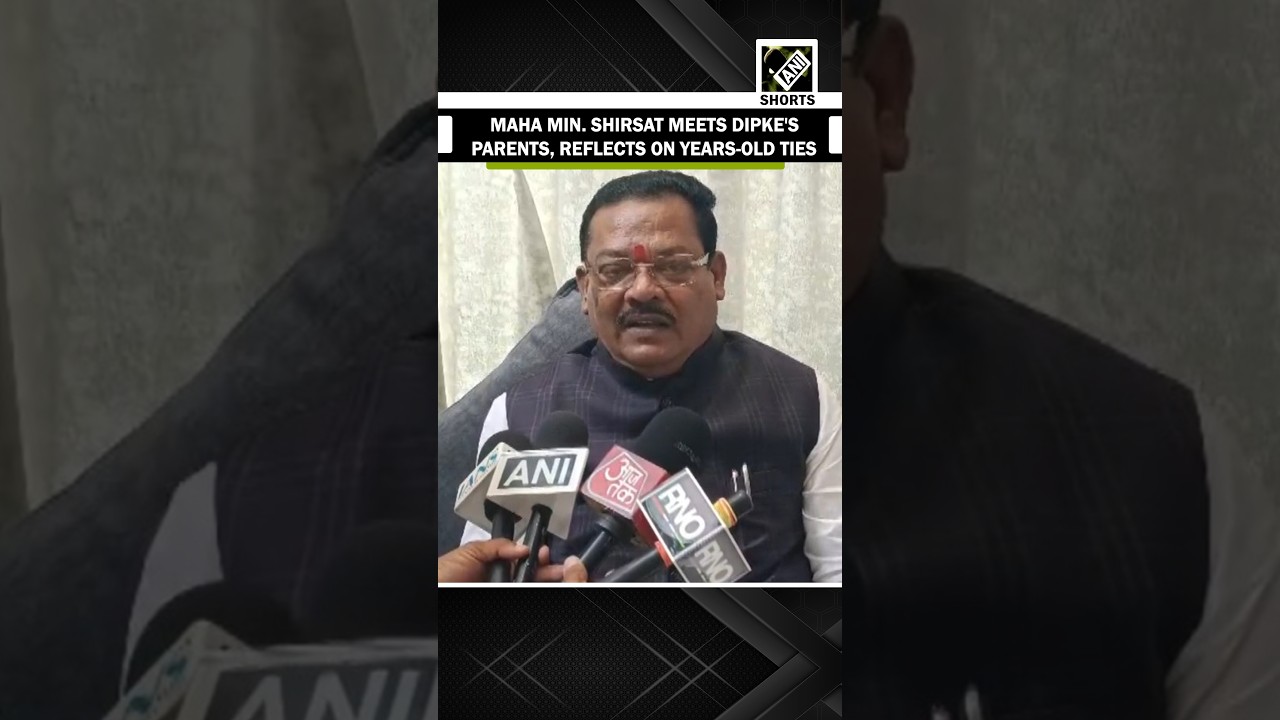 Maharashtra Min Sanjay Shirsat meets CJP chief Abhijeet Dipke's parents, reflects on years-old ties