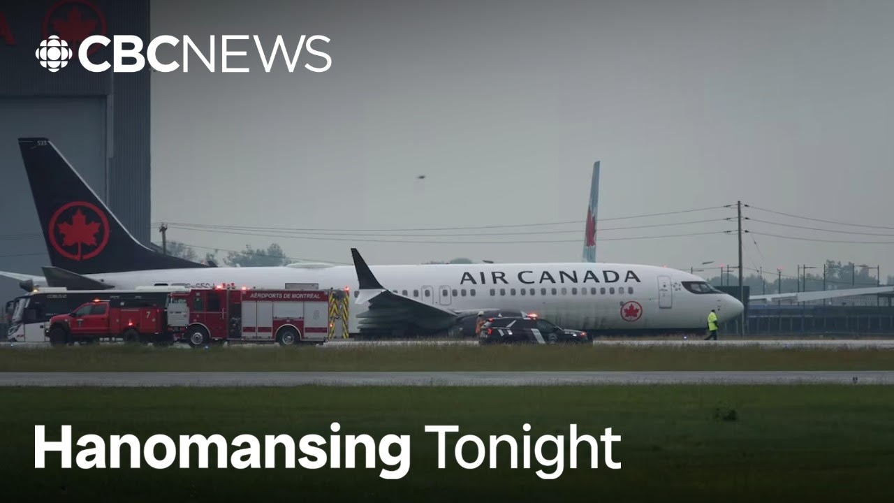 Passenger recalls moment flight veered off Montreal runway | Hanomansing Tonight