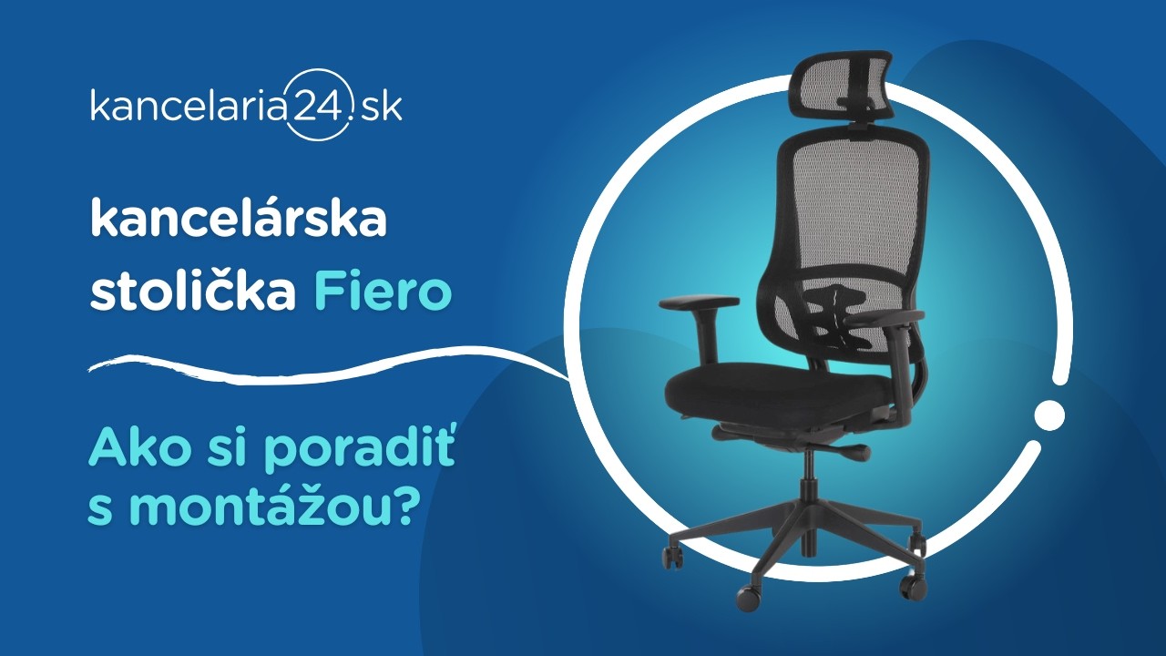 kancelaria24.sk | Kancelárska stolička Fiero: Ako si poradiť s montážou?