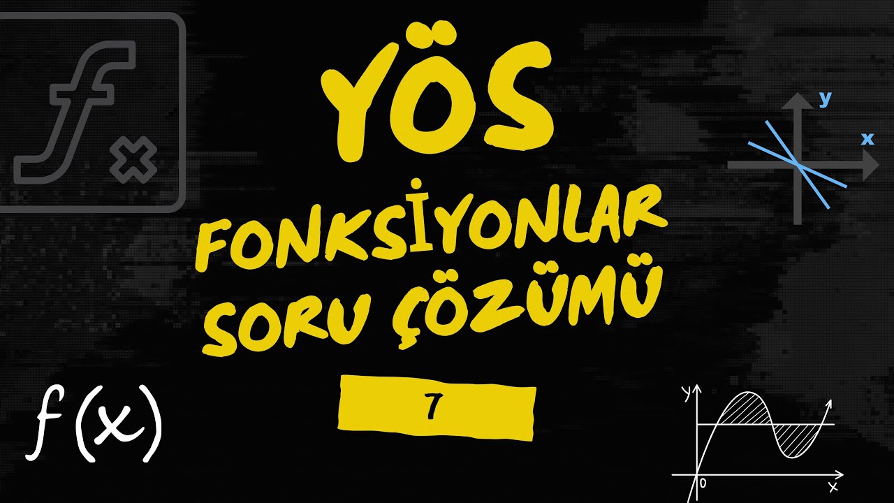 YÖS SINAVI | YÖS MATEMATİK - 1 | MAT-1 ZOR SORU ÇÖZÜMÜ - 7 | (YÖS 2024)