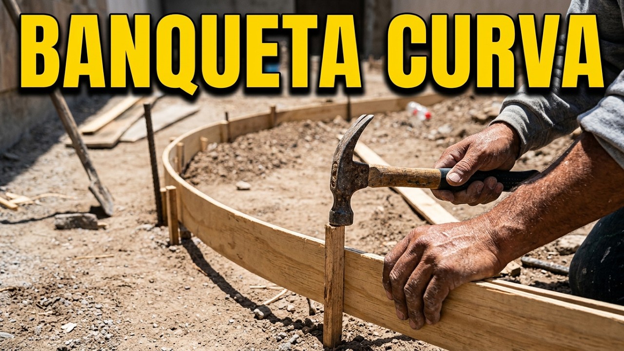 Banqueta Curva como se hace