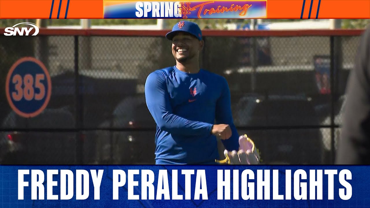 Freddy Peralta Mets Highlights from Port St. Lucie