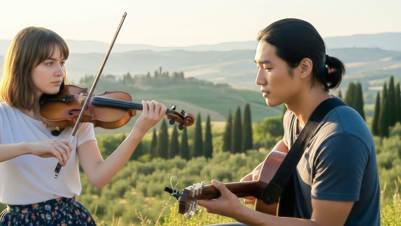 An Emotional Flamenco Story Told Through Guitar And Violin Harmony