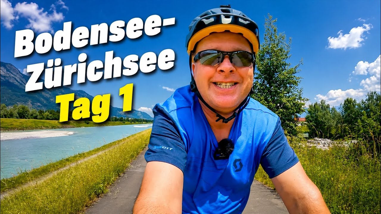 Bodensee - Zürichsee E-Bike Tour Tag 1