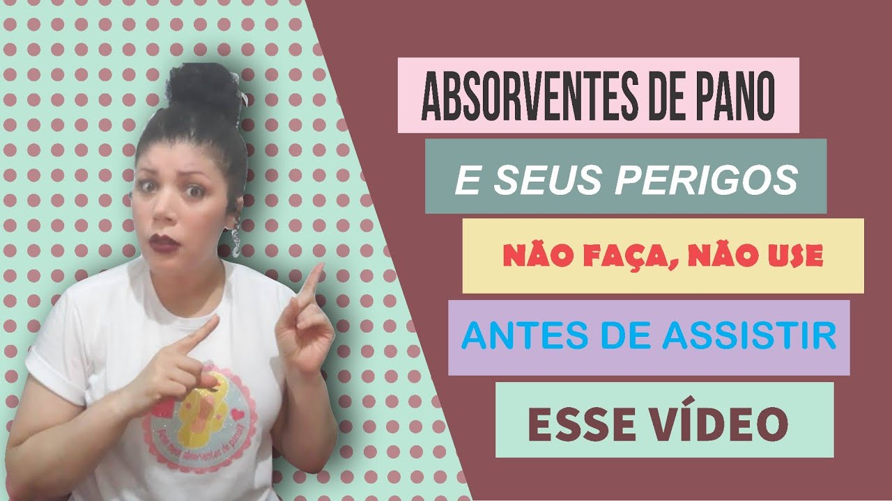 11 MATERIAIS Que Nunca Devem Ser USADOS Na Confecção de ABSORVENTES ECOLÓGICOS!!! 😱