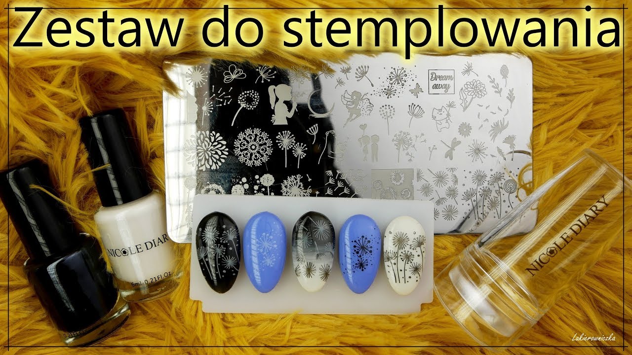 TEST zestawu do stemplowania dla początkujących- Lakierowniczka