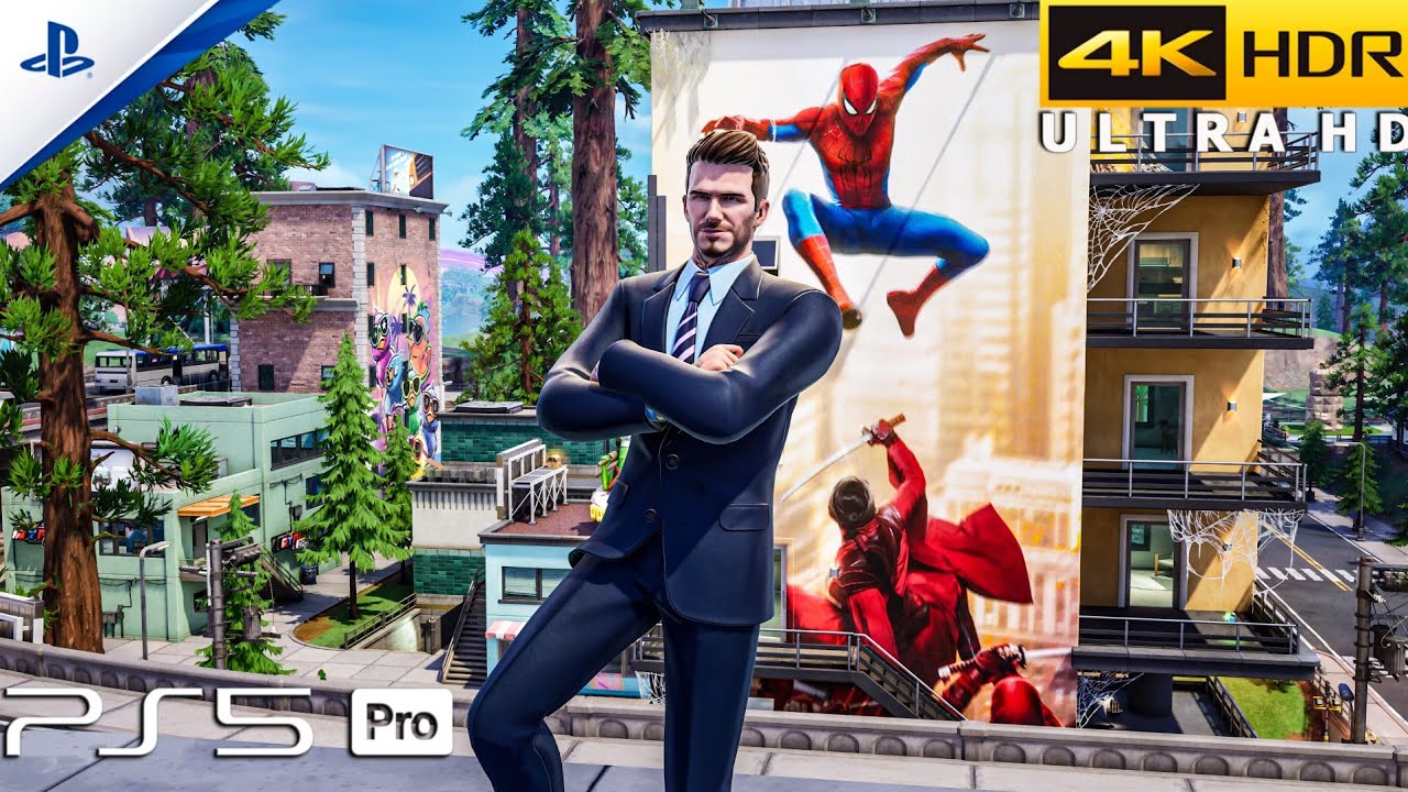 Fortnite (PS5 Pro) 4K 120FPS HDR Gameplay | Skin David Beckham