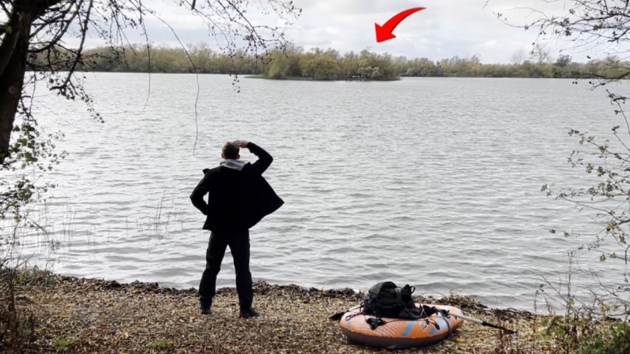 Island Camping With £20 Inflatable Boat?
