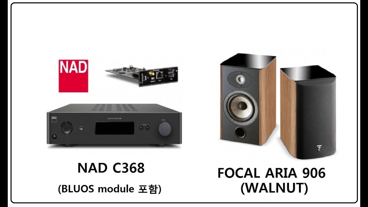 [와싸다닷컴] 하이파이 영상 - NAD C368(BLUOS) / FOCAL ARIA 906