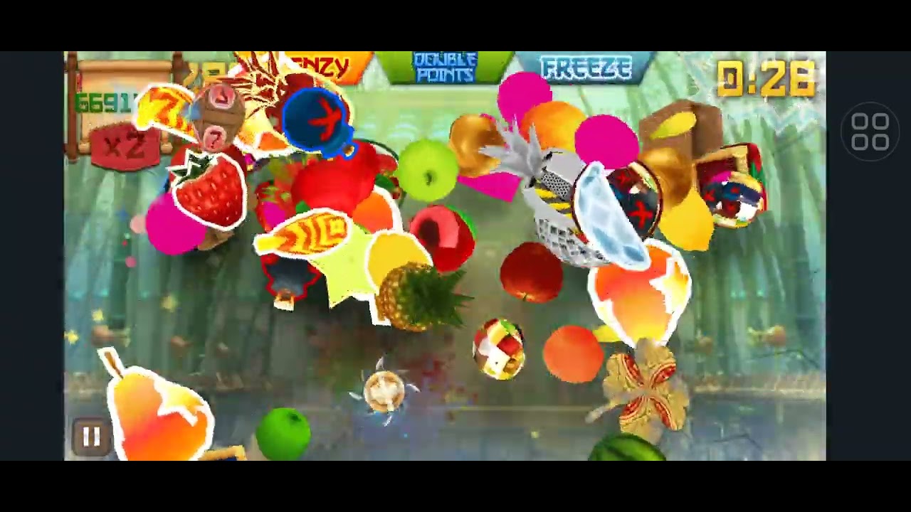 Fruit Ninja Crazy Chaos Mod v2- New Fruits, New Sound