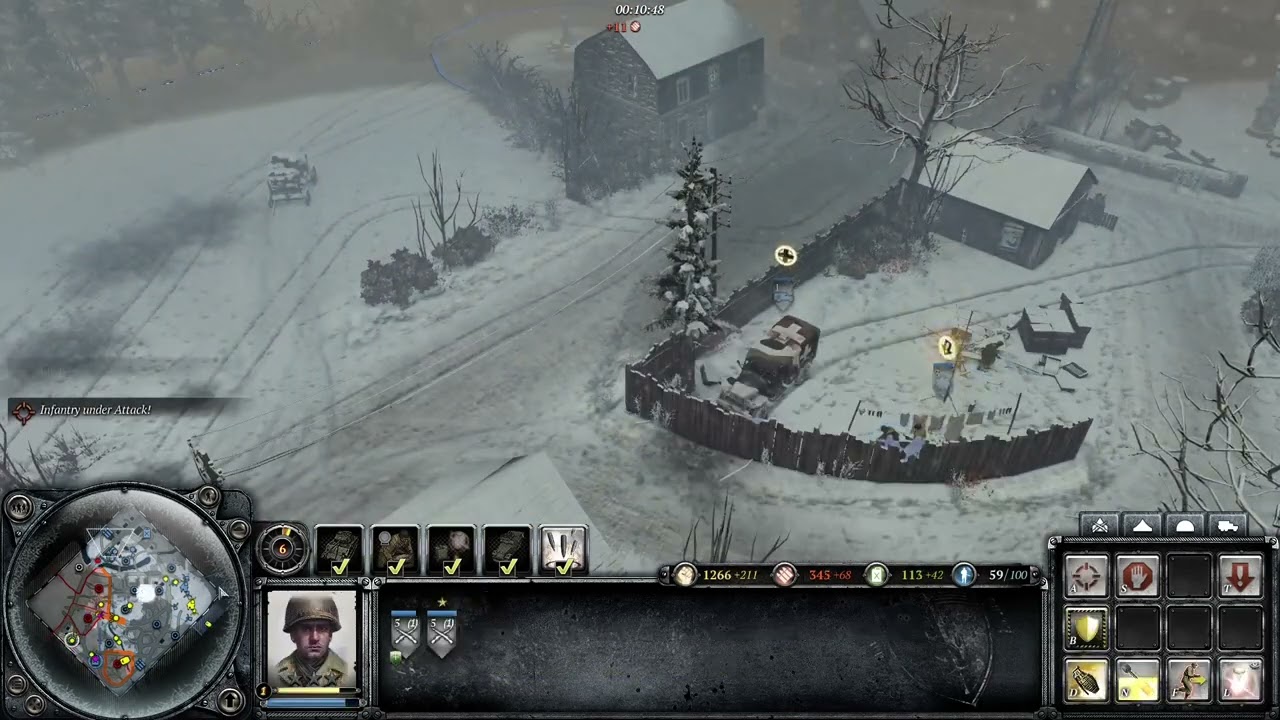 Company of Heroes 2 USF vs. AI (2v2)