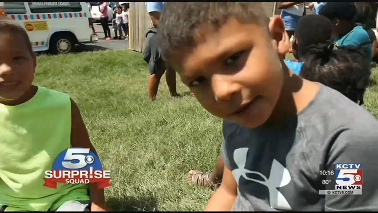 The KCTV5 Surprise Squad brings some frozen fun to the Boys & Girls Club