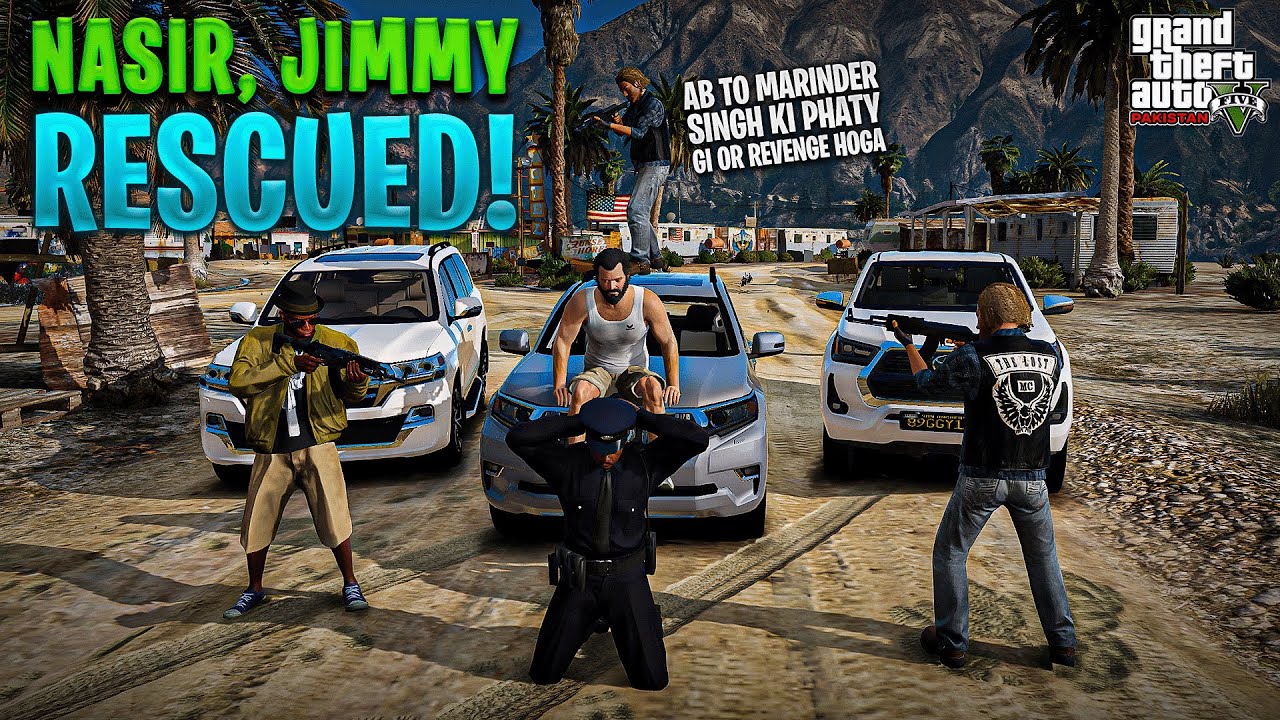 Marinder Singh Ka ZULM! | Michael ne Nasir or Baqi Sabko Bachaya! | GTA 5 PAKISTAN