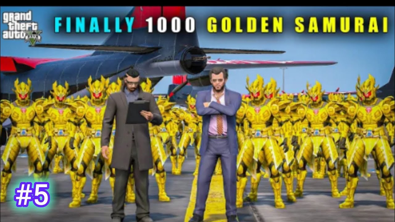 GTA 5 : #5  FIALLY BUYING 1000GOLDEN SAMURAI FROM TAKASHI  || BB GAMING