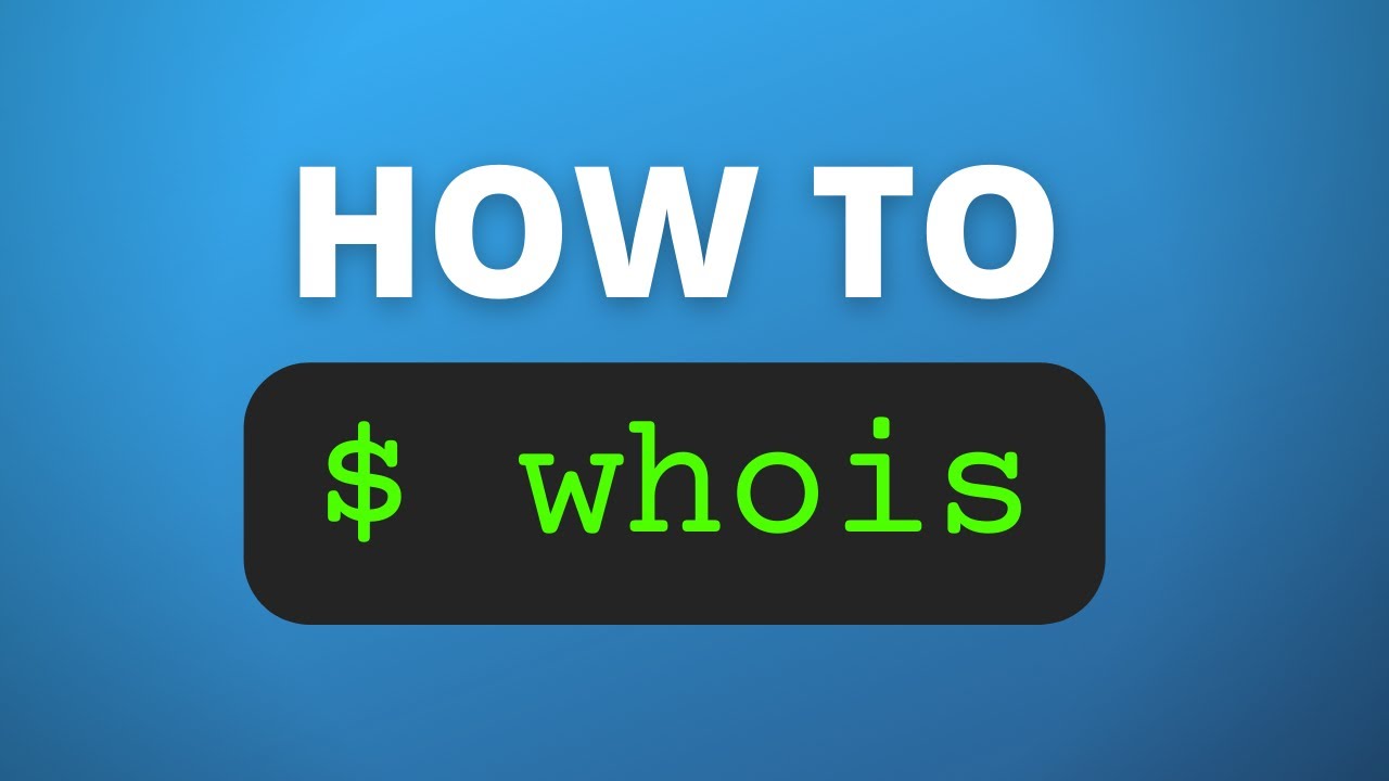 Как использовать команду WHOIS для поиска информации об IP-адресе и доменном имени
