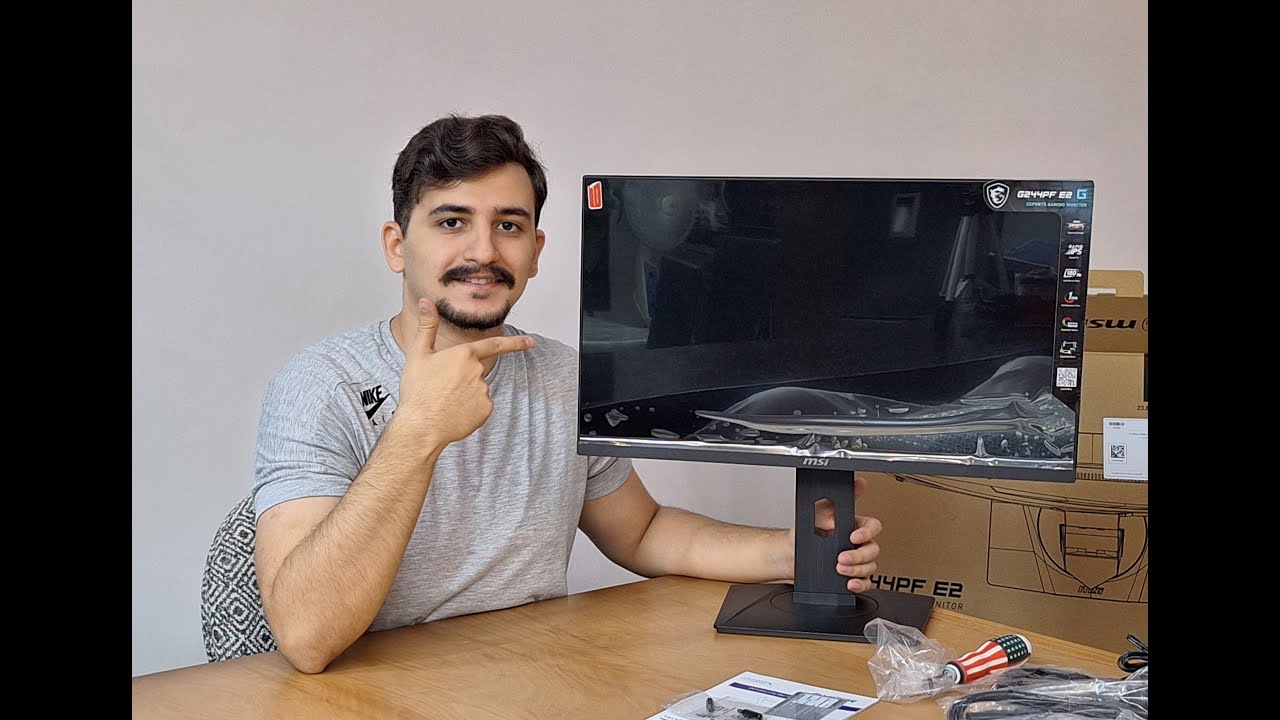 بررسی و آنباکاسینگ مانیتور گیمینگ MSI P244PF E2