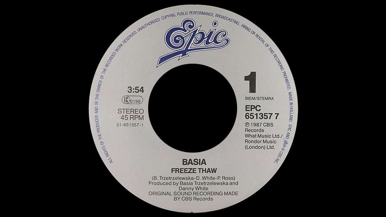 Basia ~ Freeze Thaw 1987 Jazz Funk  Purrfection Version