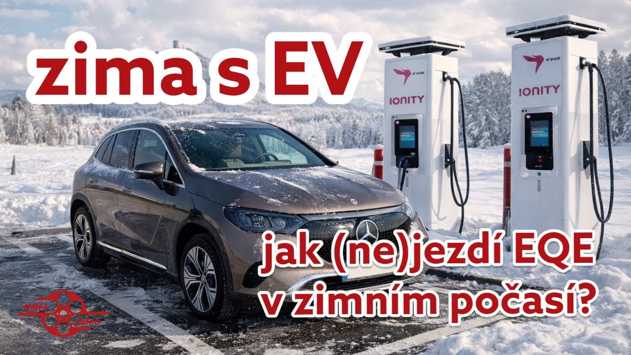 Zimní cesta s EV EQE SUV