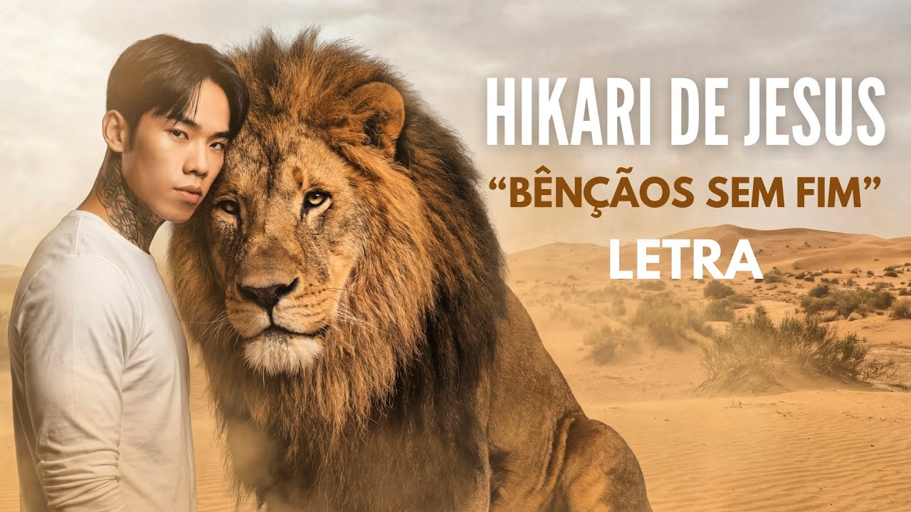 HIKARI DE JESUS - BÊNÇÃOS SEM FIM (Letra) | Música Gospel | Músicas Evangélicas | Louvores 