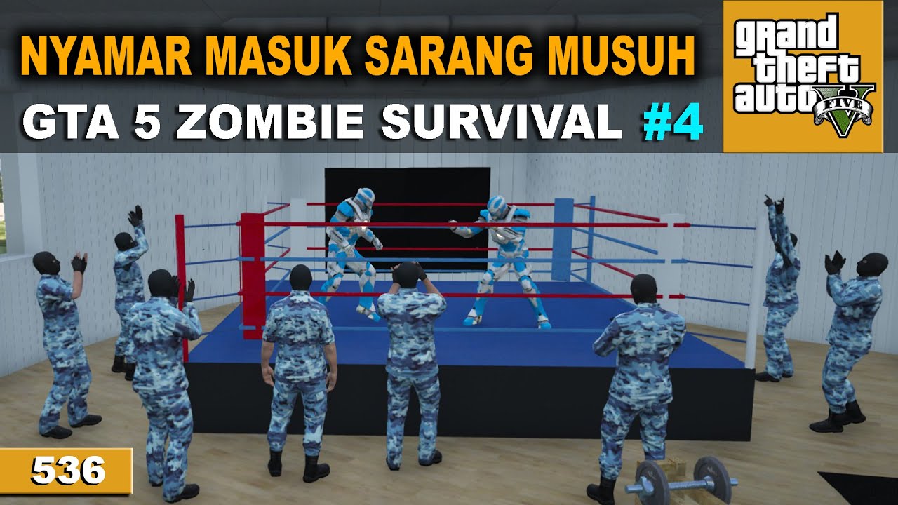 GTA 5 ZOMBIE SURVIVAL - CARI DOKUMEN MERRYWEATHER #536