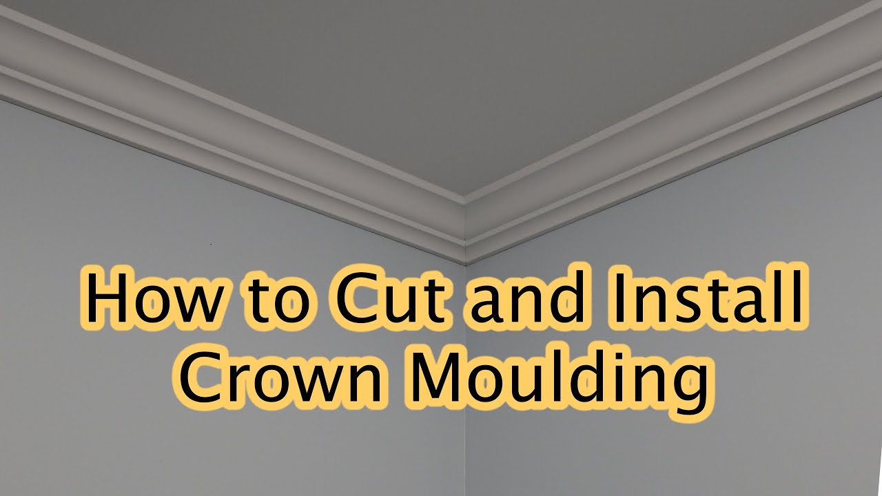 How to Cut and Install Crown Moulding