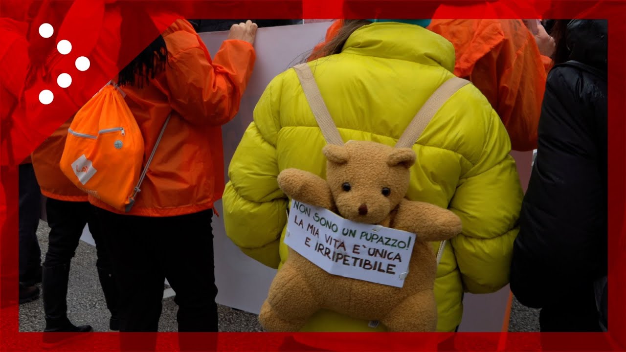Corteo animalisti a Trento, la conclusione della manifestazione in piazza Duomo