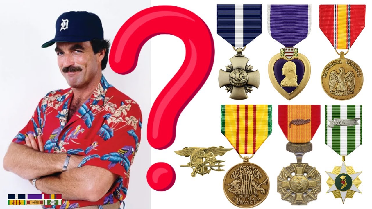 What Are Magnum's Military Medals?