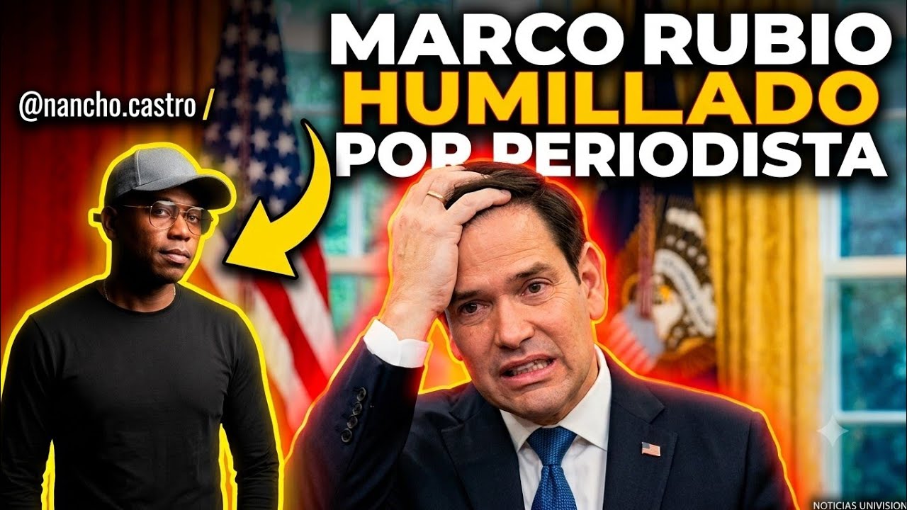 Marco Rubio humillado por periodista de Univision. El mismo que humill&oacute; a &Aacute;lvaro Uribe V&eacute;lez.
