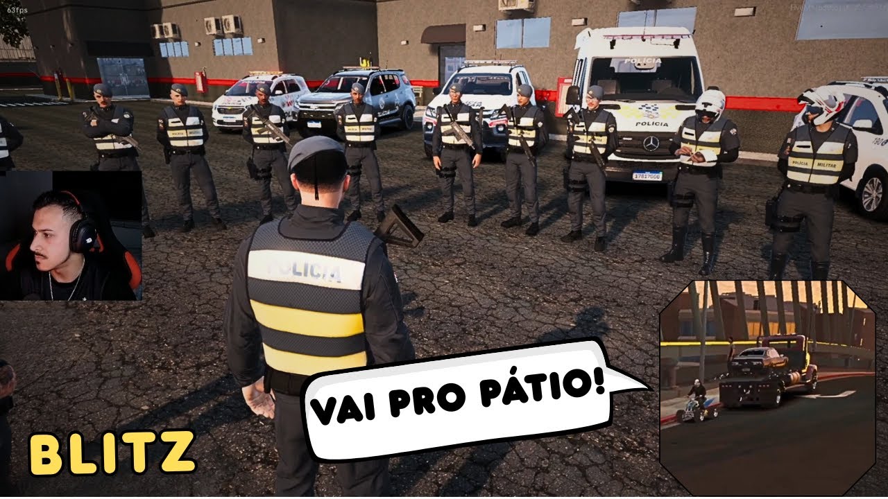 BLITZ APREENDE VEÍCULOS IRREGULARES EM SÃO PAULO - GTA RP