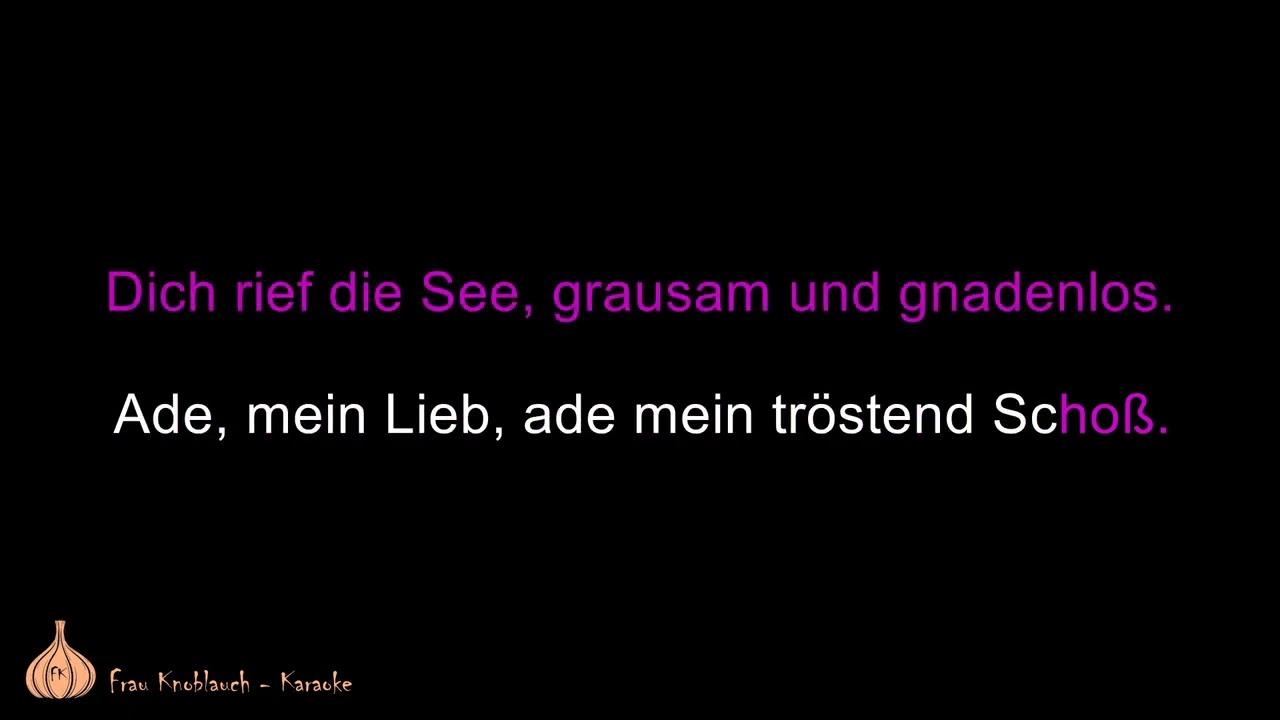 Versengold - Auf in den Wind (Karaoke)