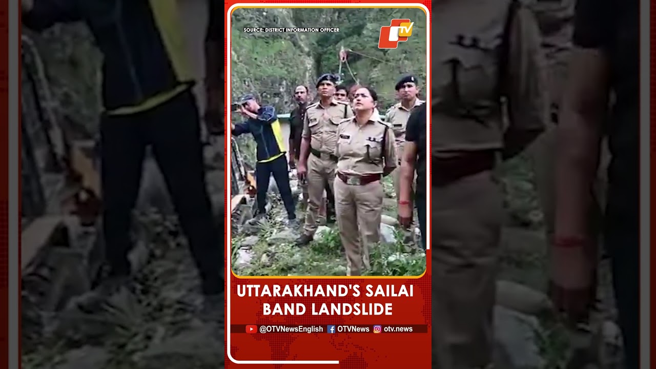 Uttarkashi DM Prashant Arya Inspects Relief And Rescue Operations After The Landslide