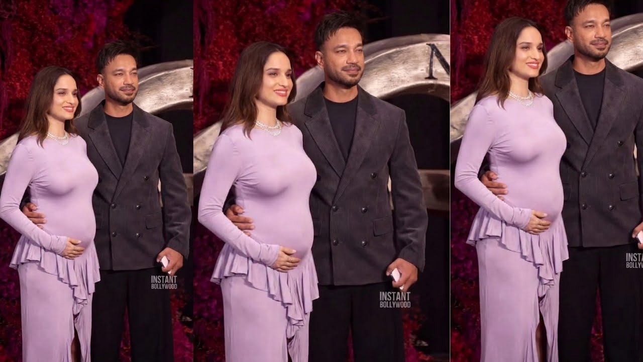 3 Months Pregnant Ankita Lokhande With Husband Vicky Jain Hiding Her Baby Bump