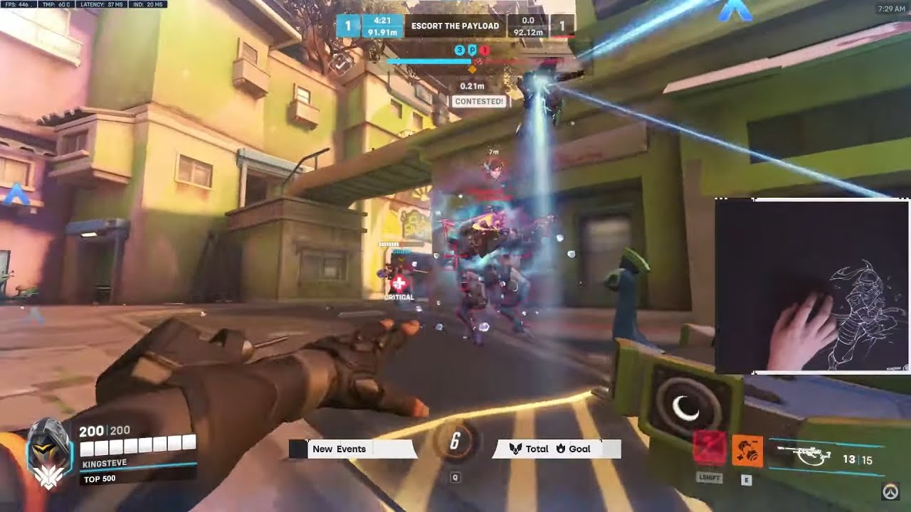 69% Accuracy! Ana Nerf! Gale Ana Overwatch 2 Season 7 Gameplay Top 500