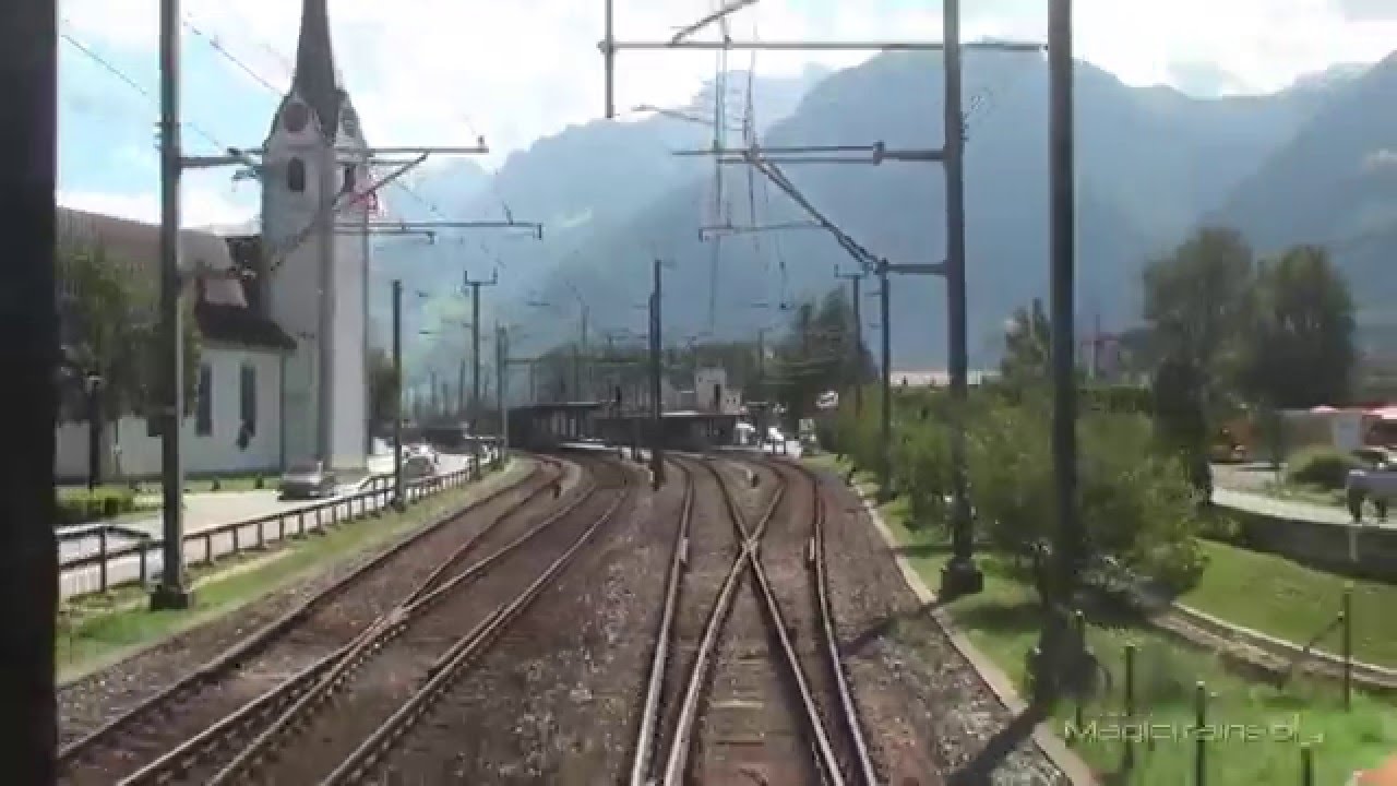 Gotthardbahn - von Erstfeld nach Brunnen-World Famous Gotthard Railway part 3-Zug,trainfart,train