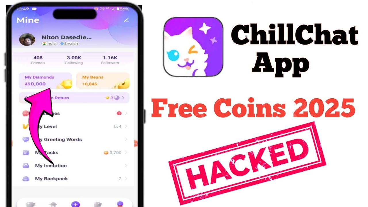 chillchat app free coins - chill chat app unlimited diamonds - chillchat app