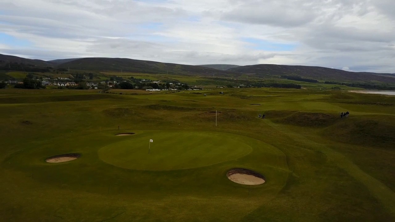 Brora Golf Club Hole Flyover Hole 04