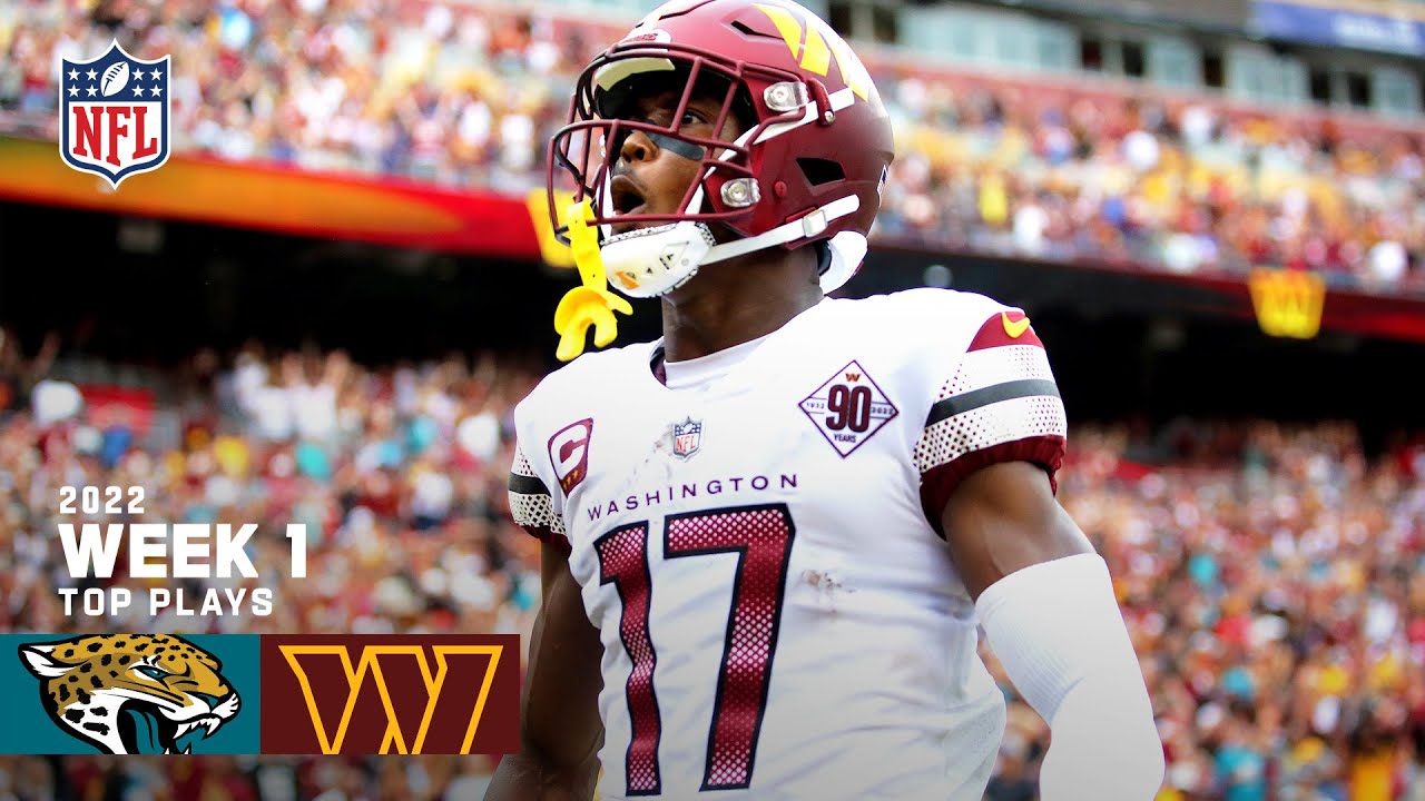 Washington Commanders Top Plays vs. Jacksonville Jaguars | 2022 Regular Season Week 1
