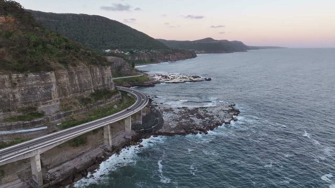 Sea Cliff Bridge, Australia in 4K Ultra HD - Drone Video