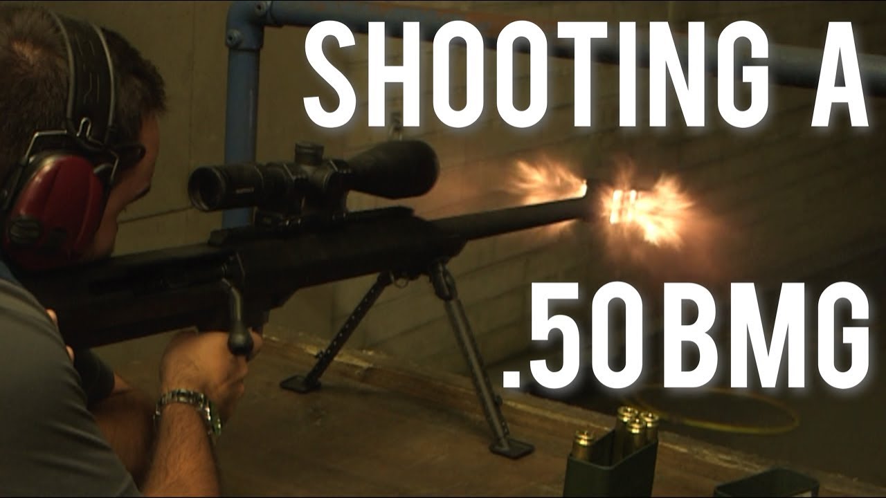 Shooting a .50 BMG