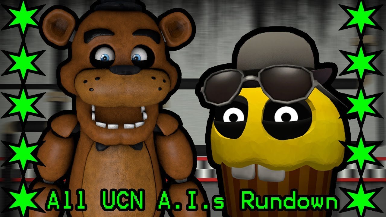 All FNAF 6 Ultimate Custom Night A.I.s Rundown!!!