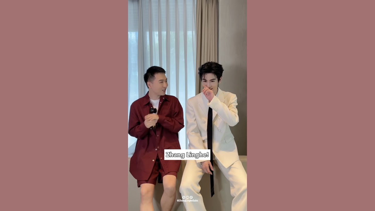 [Eng sub] Zhang Linghe Gucci Chengdu Event interview