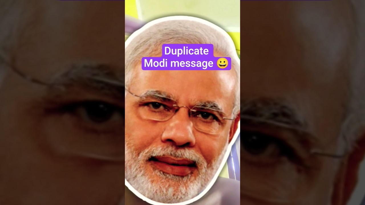 pm modi message