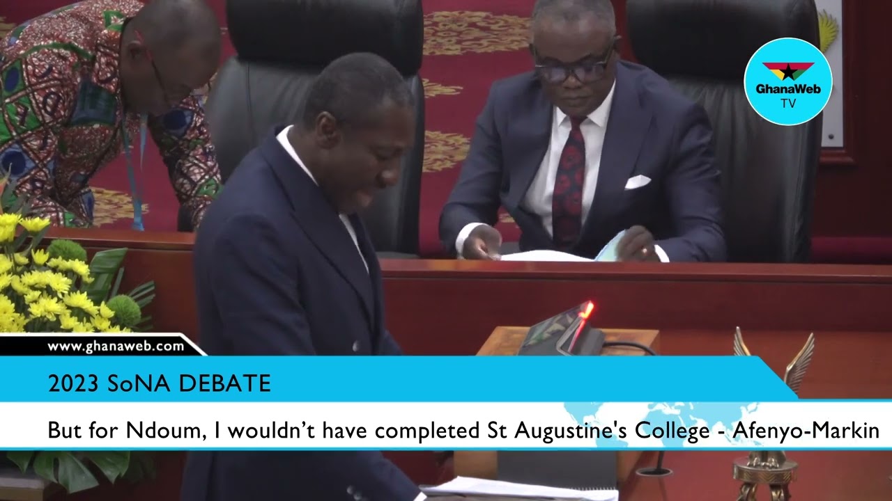 But for Ndoum, I wouldn’t have completed St Augustine's College - Afenyo Markin