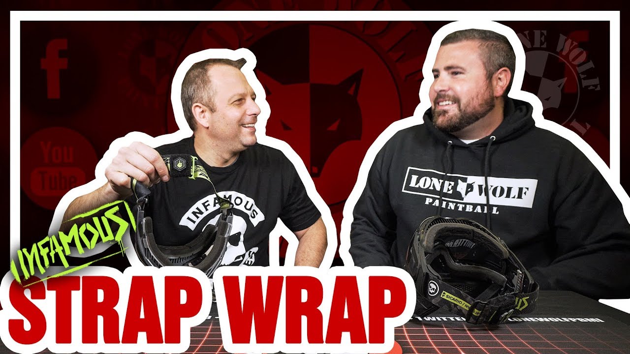 Infamous Custom Goggle Strap Wraps | Lone Wolf Paintball Michigan